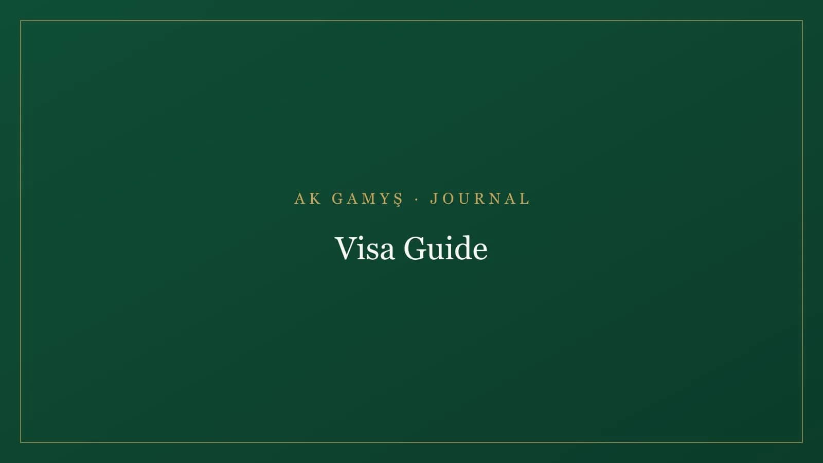 Do you need a visa for Turkmenistan? A practical guide — Ak Gamyş