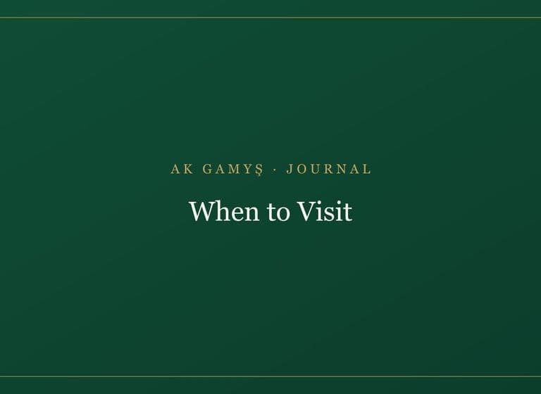 When to visit Turkmenistan: a season-by-season guide — Ak Gamyş